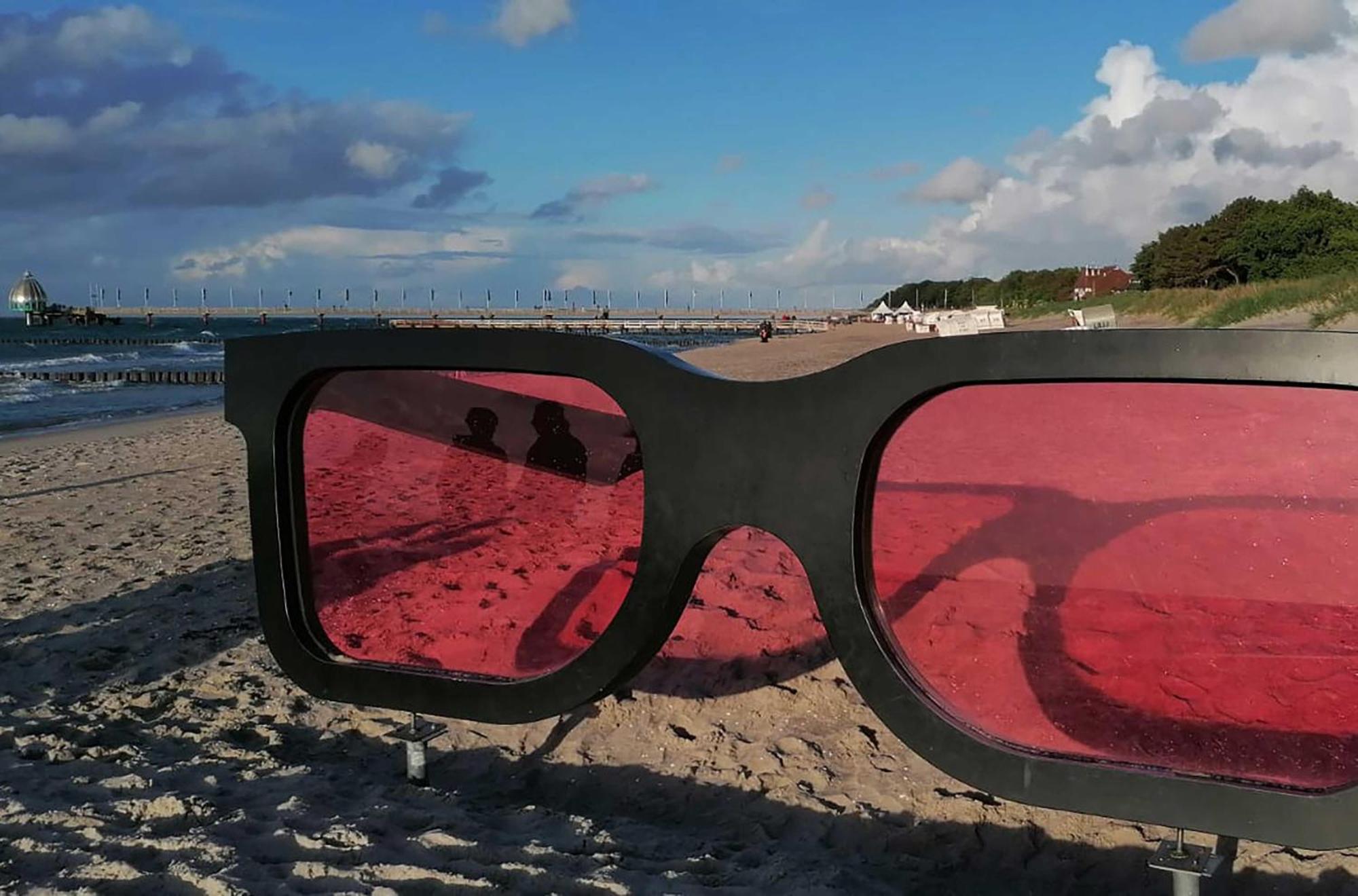 Herzmuschel An Der Seebruecke Zingst Bagian luar foto
